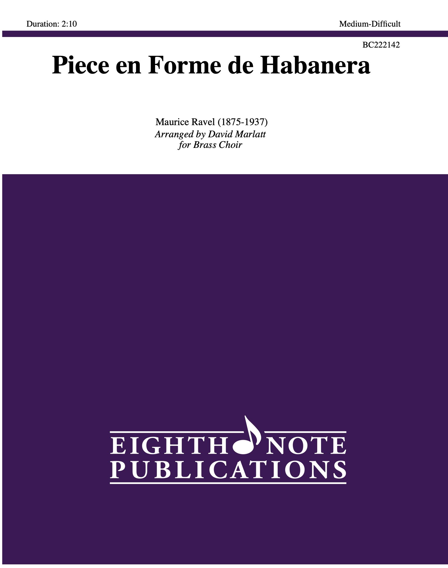 Piece en Forme de Habanera - Maurice Ravel