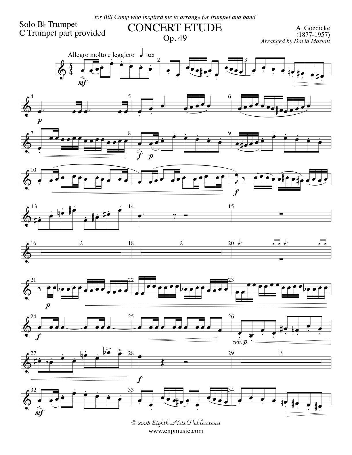 Cavaliers mad world trumpet solo